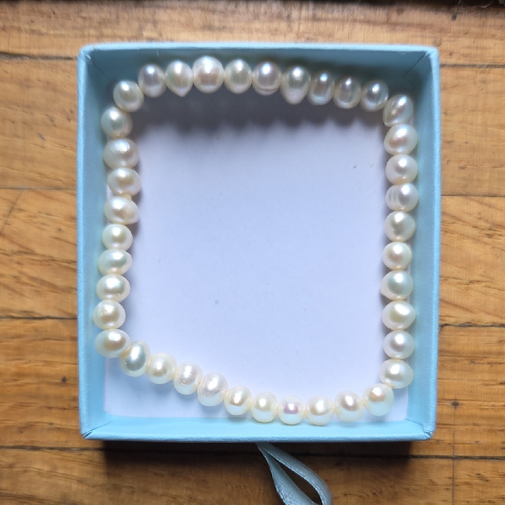 Vintage Real Pearl Bracelet